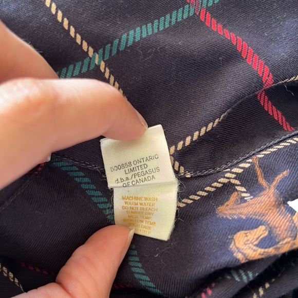 Melvyn Paul Vintage Horse Print Button-down Blouse - Picture 9 of 10